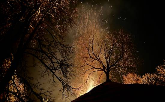 Funkenfeuer im Allgäu