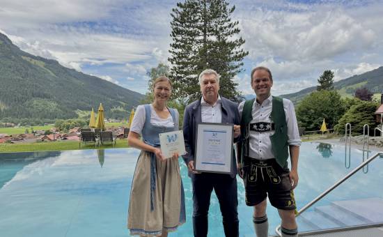 Hotel Prinz-Luitpold-Bad erhält vier Wellness Stars