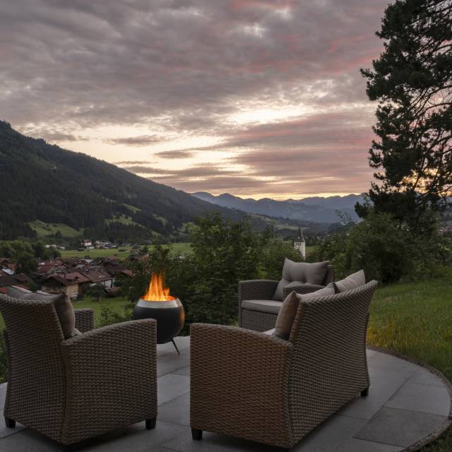 Lounge im Garten