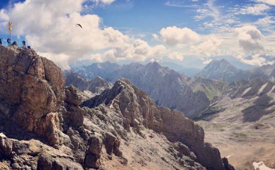 Der höchste Berg Deutschlands - die Zugspitze