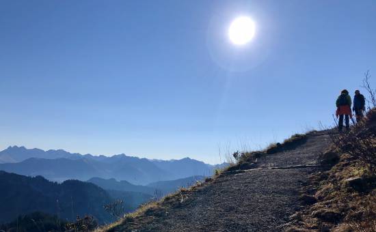 Viel gehört - jetzt bestiegen - Riedberger Horn