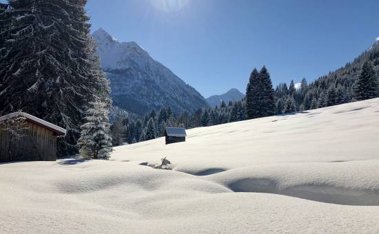 Rodelvergnügen am Imberger Horn