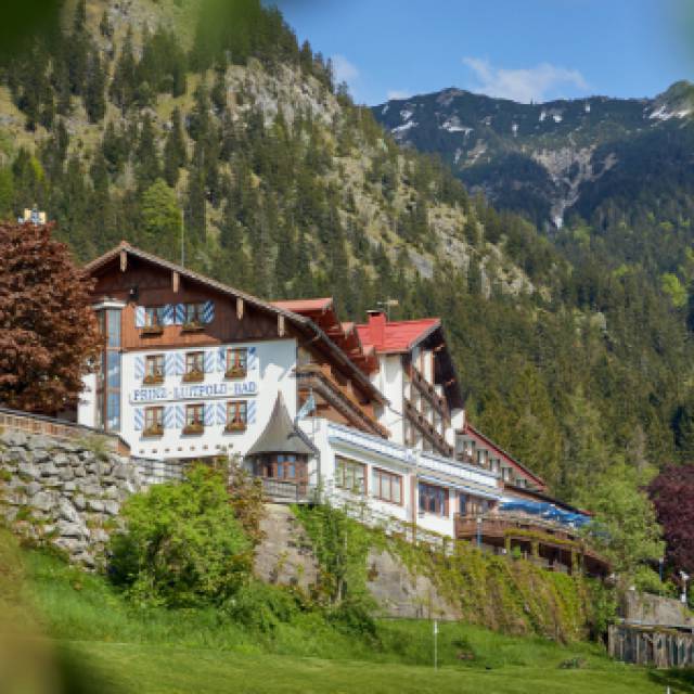 Hotel Prinz-Luitpold-Bad in den Bergen bei Bad Hindelang