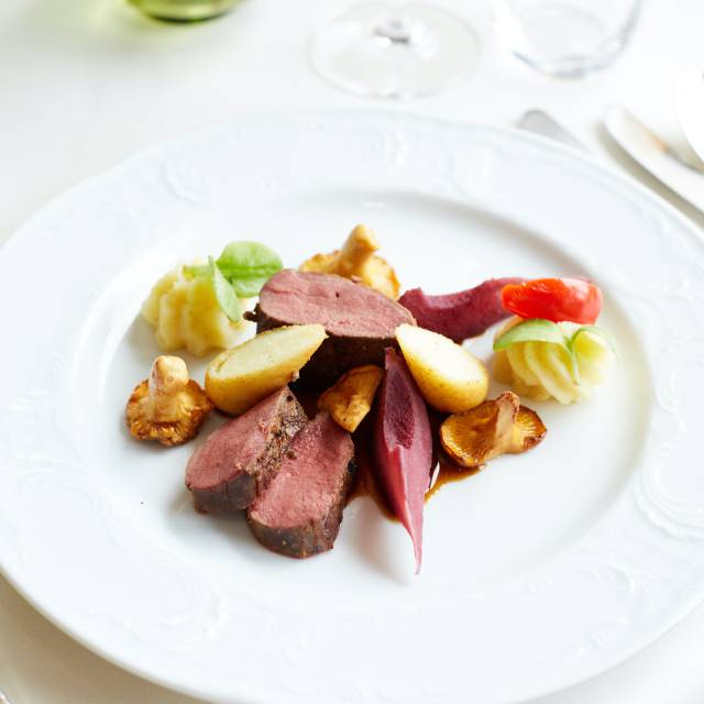 Rinderfilet mit Kartoffeln und Pilzen im Wellnesshotel Prinz-Luitpold-Bad