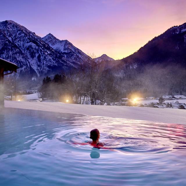 Pool in wintertime